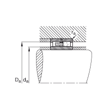 圓柱滾子軸承 NNU4934-S-M-P5-C3, 浮動(dòng)軸承，雙列，可分離，帶保持架